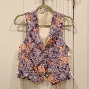 Floral Vintage Vest